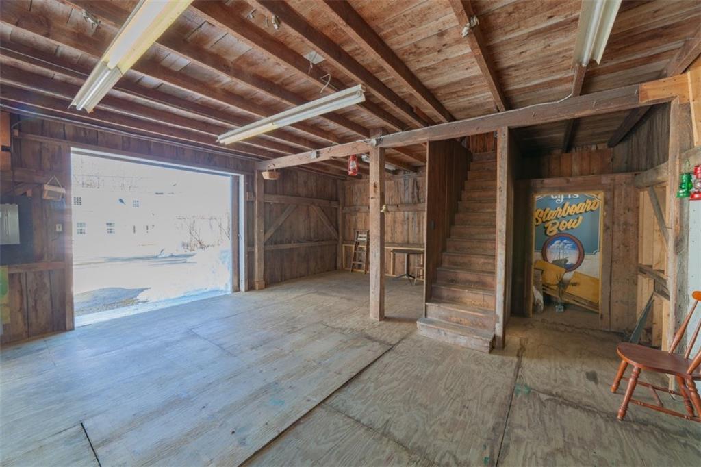 246 Ocean Point Road Boothbay, ME 04544 - Photo 29 of 34 Barn interior.