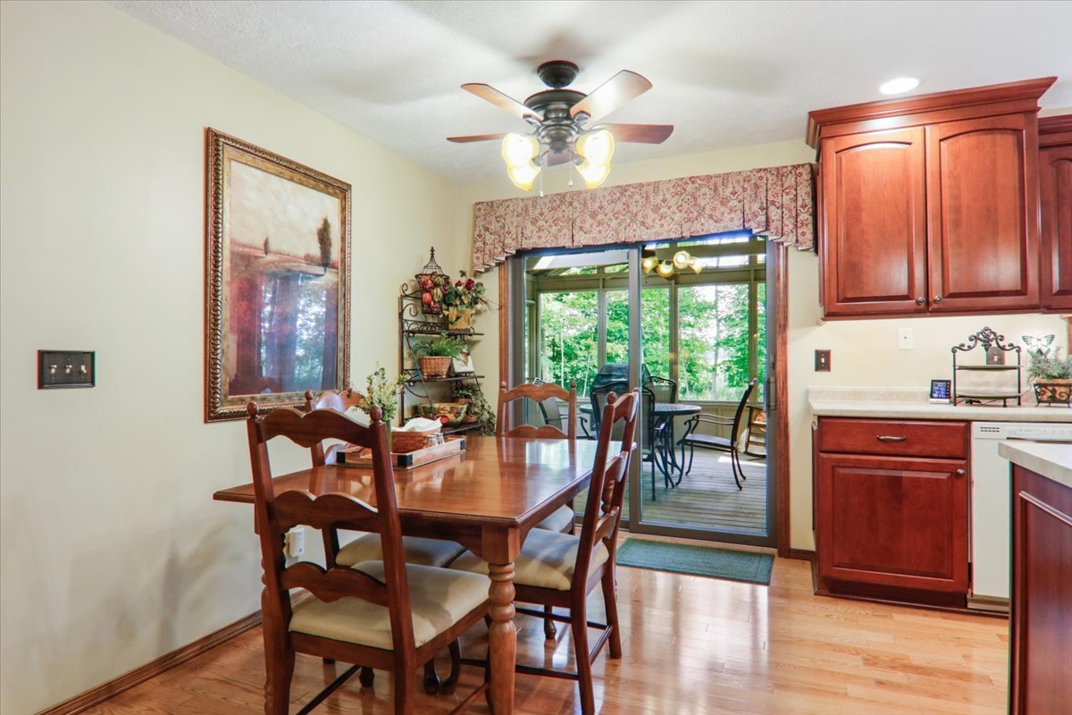 21 Bent Tree Lane Towanda, IL 61776 - Photo 13 of 49 a view of a dining room with furniture window and outside view