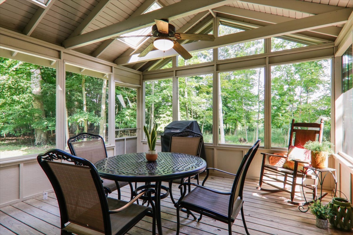 21 Bent Tree Lane Towanda, IL 61776 - Photo 30 of 49 a view of a dining room with furniture window and outside view