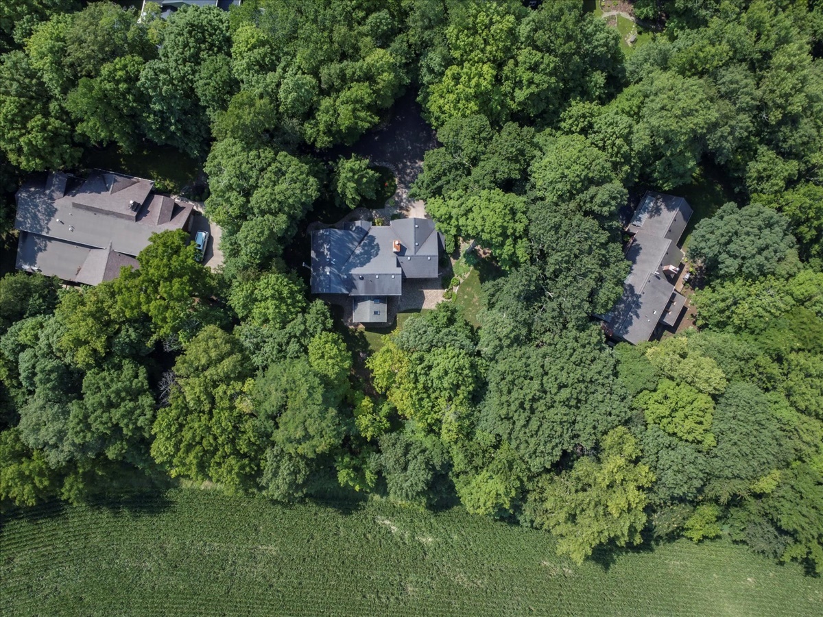 21 Bent Tree Lane Towanda, IL 61776 - Photo 47 of 49 an aerial view of a house with a yard