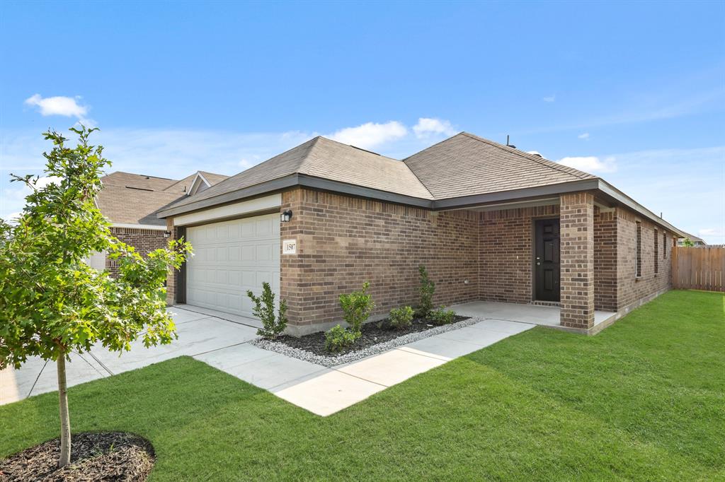 1507 Romans Road Ennis, TX 75119 - Photo 3 of 19 a backyard of a house with potted plants