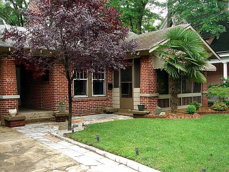 912 Boulevard Southeast Atlanta, GA 30312 - Photo 1 of 1 Exterior Front. All Brick Bungalow