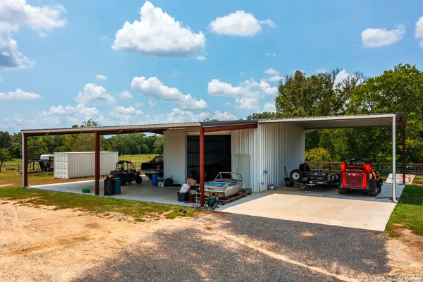 a car parked in front of a house