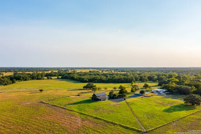 a view of an ocean and city