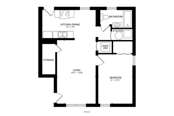 $1,550 | 7415 North Wolcott Avenue, Unit 1E, Chicago, IL 60626
