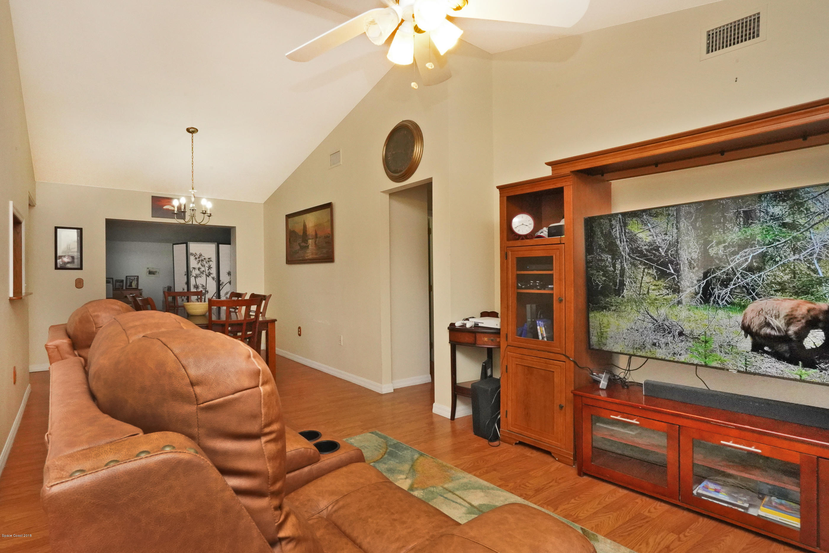 862 Gardener Road Rockledge, FL 32955 - Photo 9 of 31 Livingroom to Dining Room