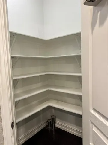 a refrigerator in a kitchen