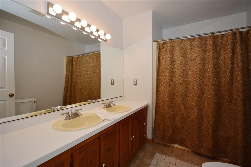 136 Buss Road Aliquippa, PA 15001 - Photo 16 of 25 Full bathroom with double Vanity.