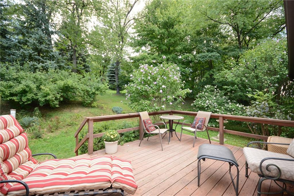 136 Buss Road Aliquippa, PA 15001 - Photo 20 of 25 Deck off the Kitchen by sliding door that overlooks the beautiful backyard.