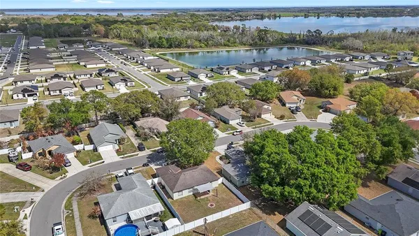 an aerial view of a city with lots of residential buildings