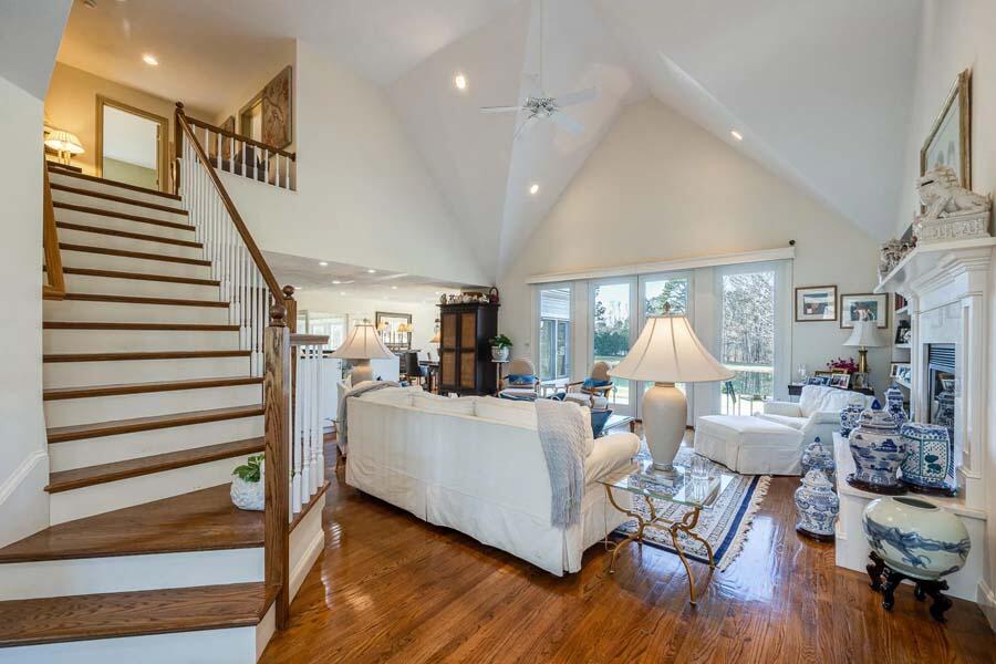 310 Willowbend Drive Mashpee, MA 02649 - Photo 27 of 37 a living room with furniture and a wooden floor