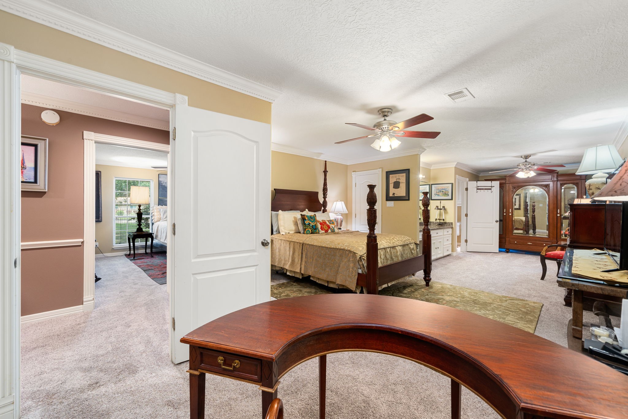 3519 Singleton Road Baytown, TX 77521 - Photo 33 of 46 a bedroom with furniture and a dresser