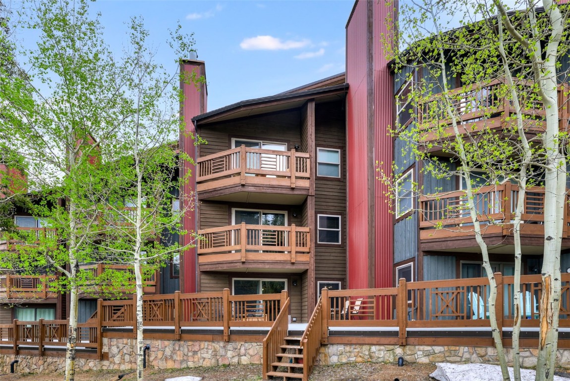 840 4 O Clock Road, Unit A1D Breckenridge, CO 80424 - Photo 27 of 38 front view of a building with a street