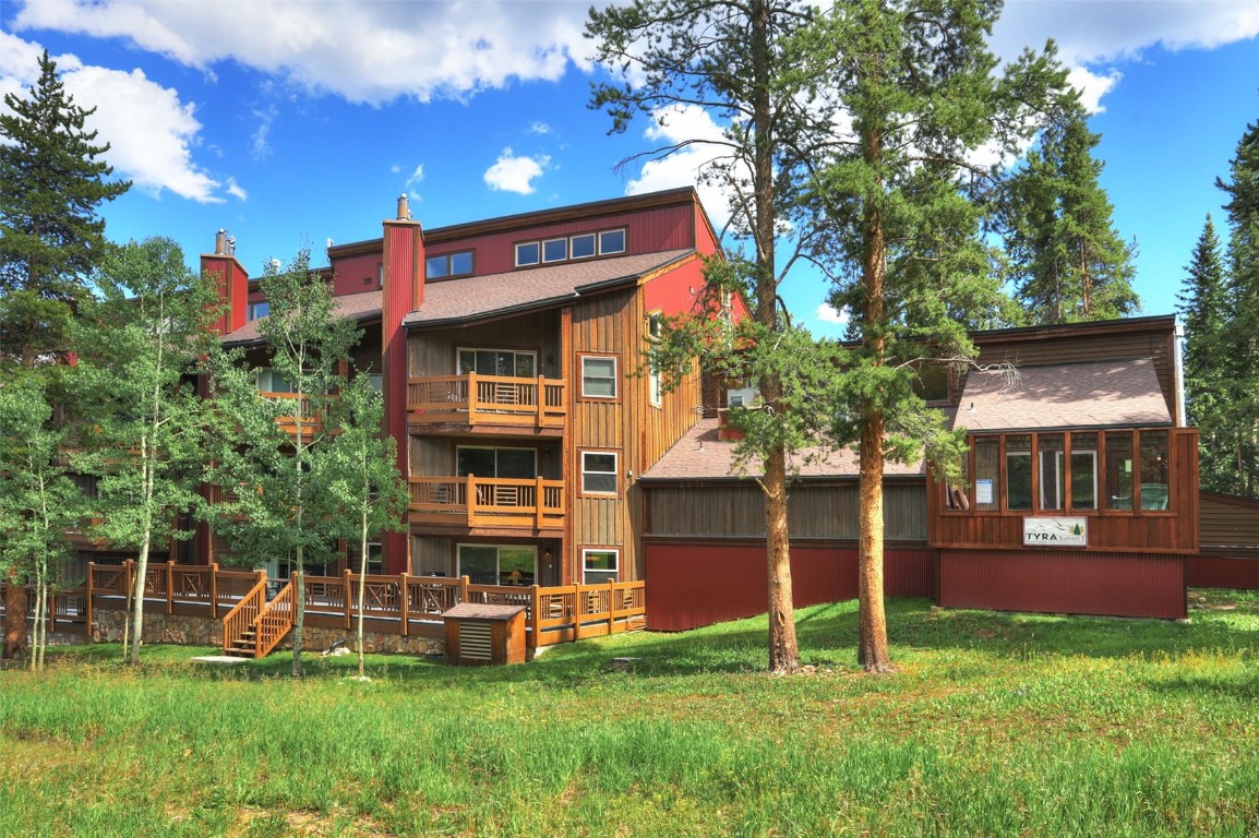 840 4 O Clock Road, Unit A1D Breckenridge, CO 80424 - Photo 30 of 38 a view of a house with a yard