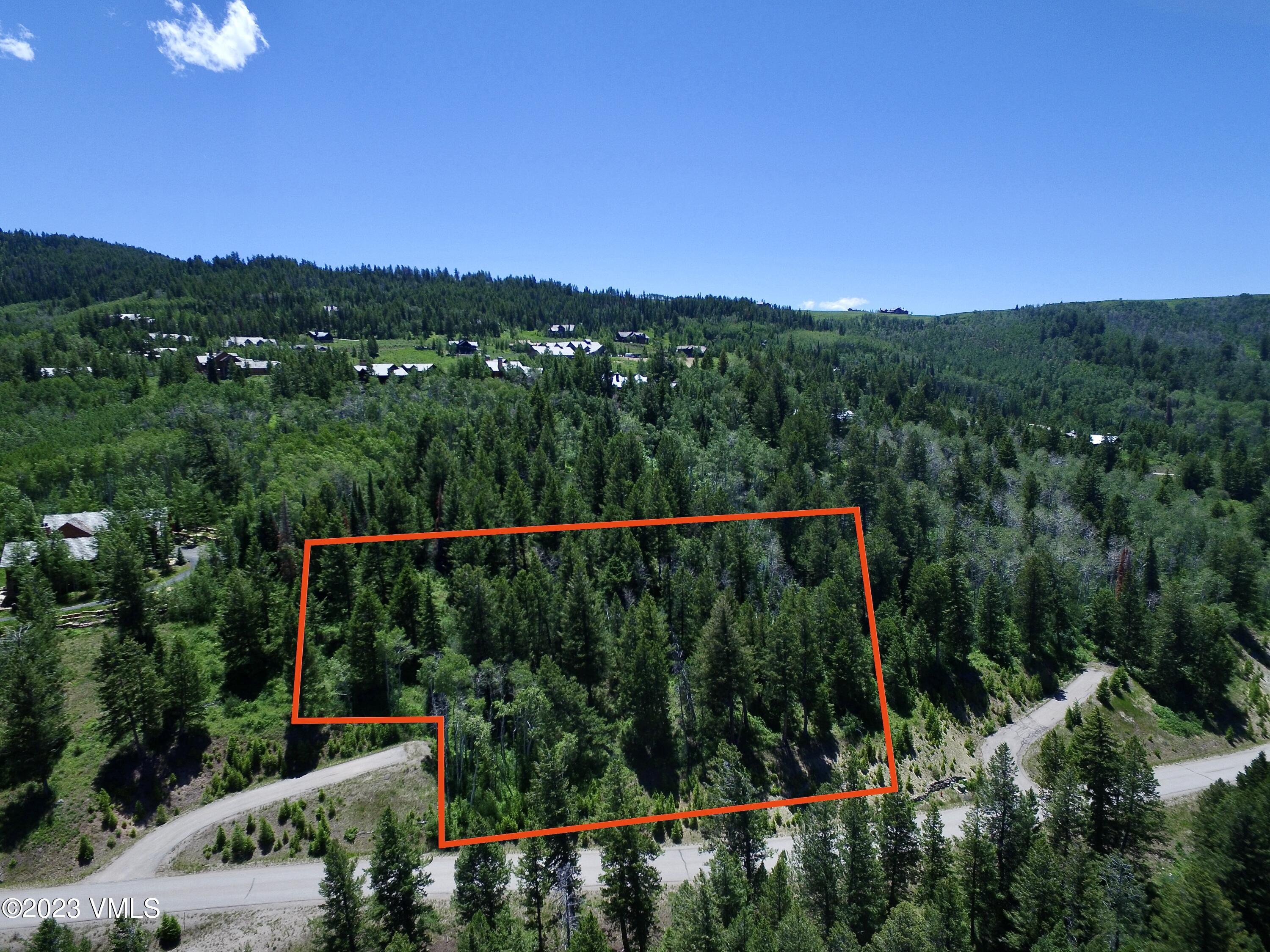 a view of a city and mountain view