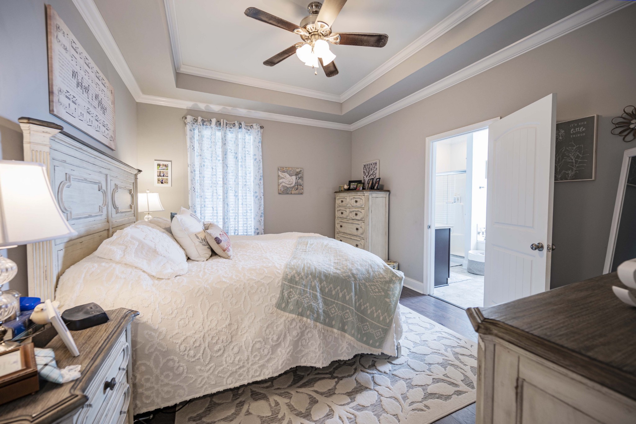 1632 Old Gallatin Road Portland, TN 37148 - Photo 25 of 37 a bedroom with a bed and wooden floor