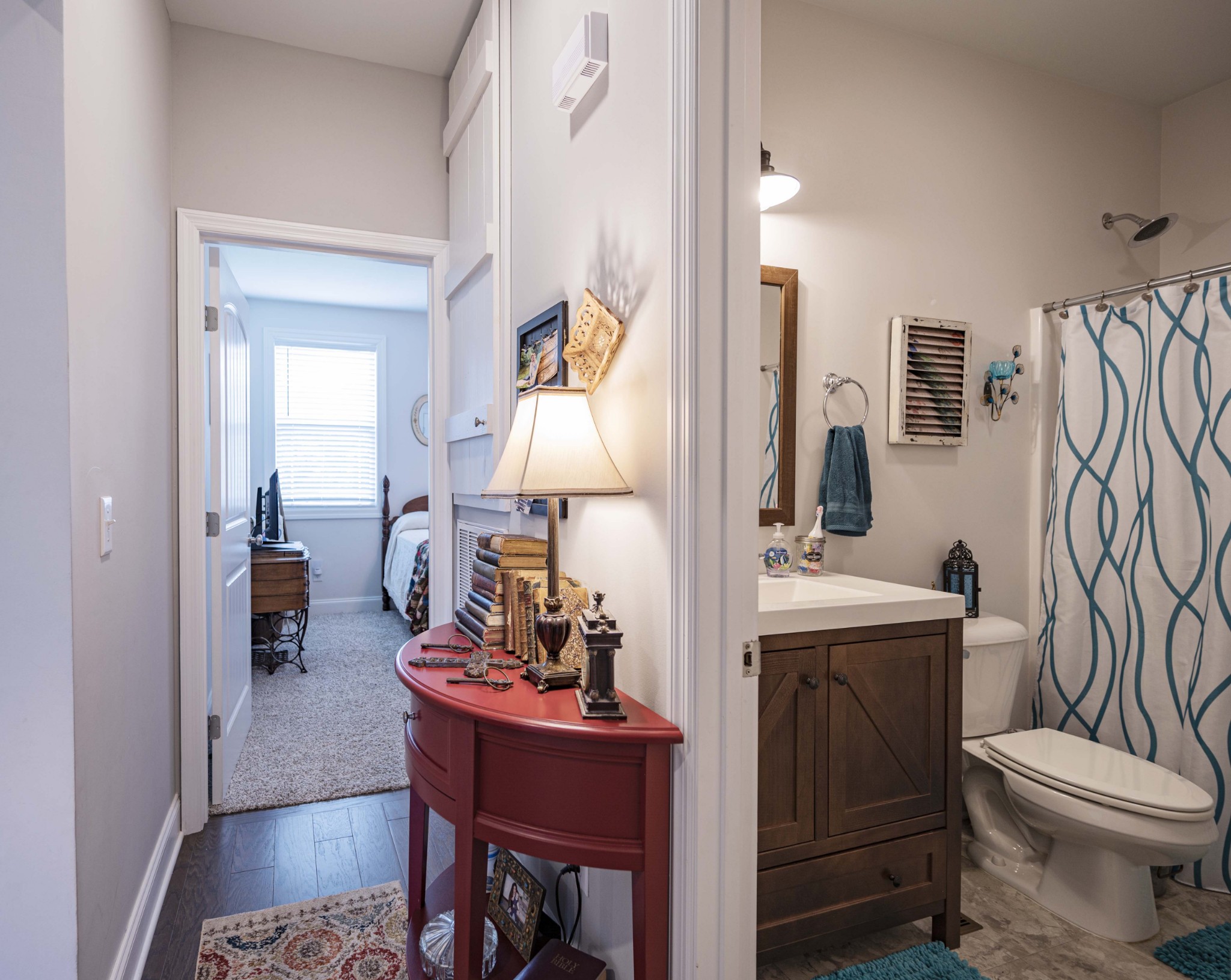 1632 Old Gallatin Road Portland, TN 37148 - Photo 31 of 37 a bathroom with a toilet a sink and a mirror