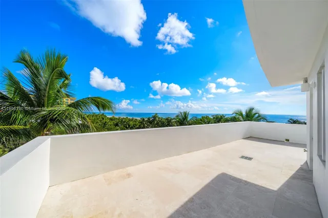 a view of a yard with an outdoor space