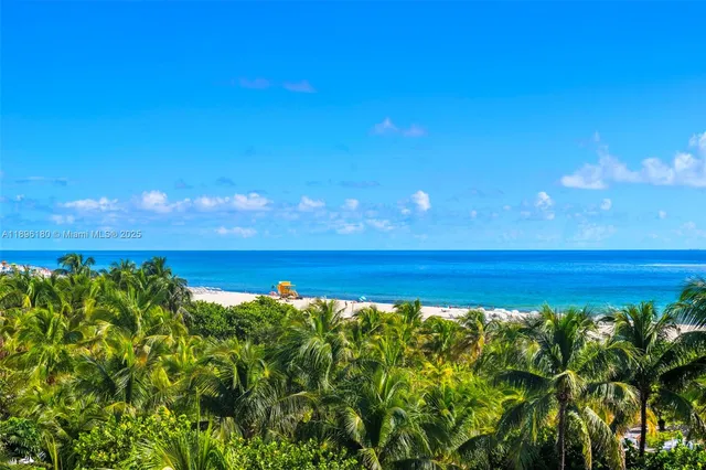 a view of a city from a balcony
