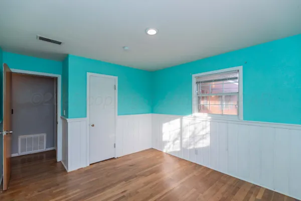 wooden floor in an empty room