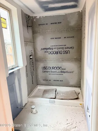 a view of a bath tub