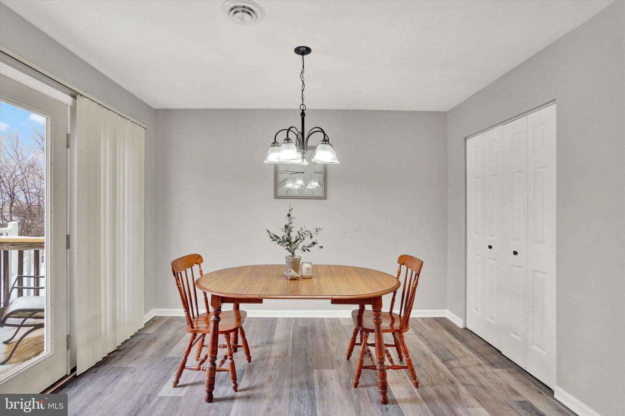 1606 Condor Lane Dover, PA 17315 - Photo 6 of 28 a dining room with furniture wooden floor and a chandelier