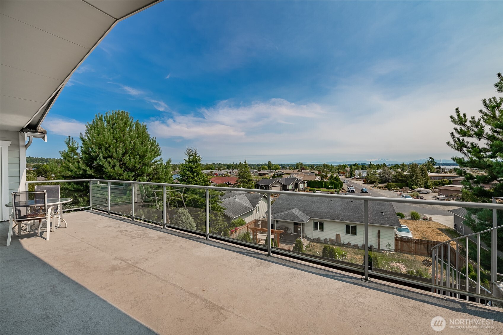 8118 Comox Road Blaine, WA 98230 - Photo 30 of 40 a view of a balcony with city view