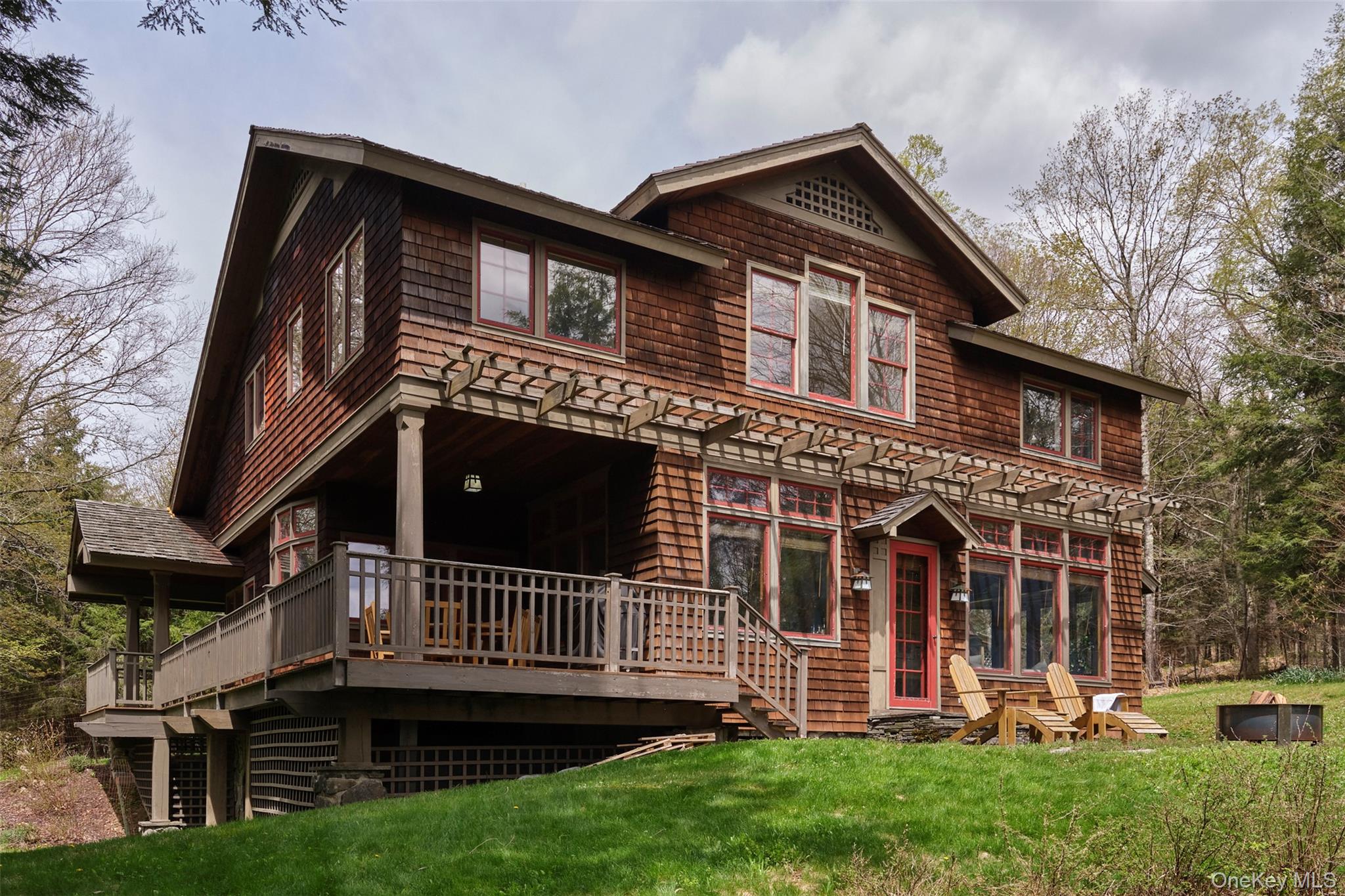 74 High Meadow Road Livingston Manor, NY 12758 - Photo 33 of 41 a front view of a house with garden