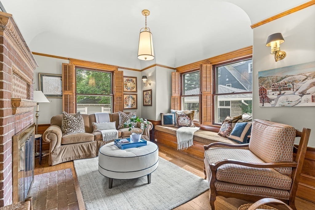 5 Stratford Road Winchester, MA 01890 - Photo 20 of 39 a living room with furniture and a large window