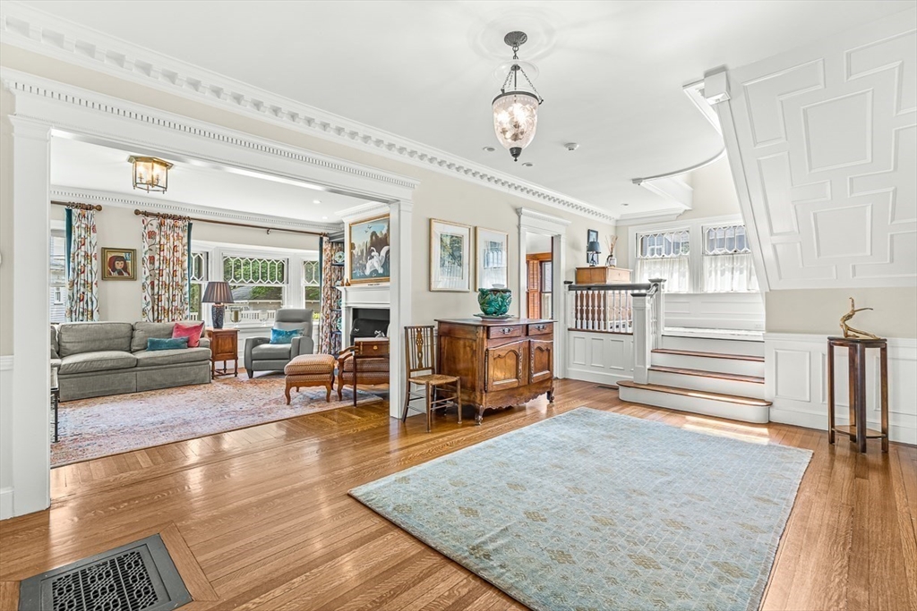 5 Stratford Road Winchester, MA 01890 - Photo 6 of 39 a living room with furniture and wooden floor