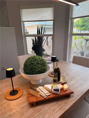 a room with furniture and a window