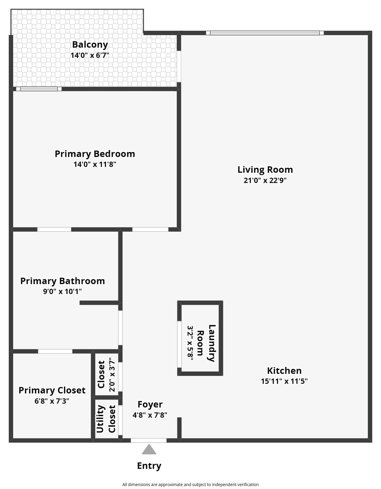 210 Lee Barton Drive, Unit 415 Austin, TX 78704 - Photo 20 of 22 View of layout