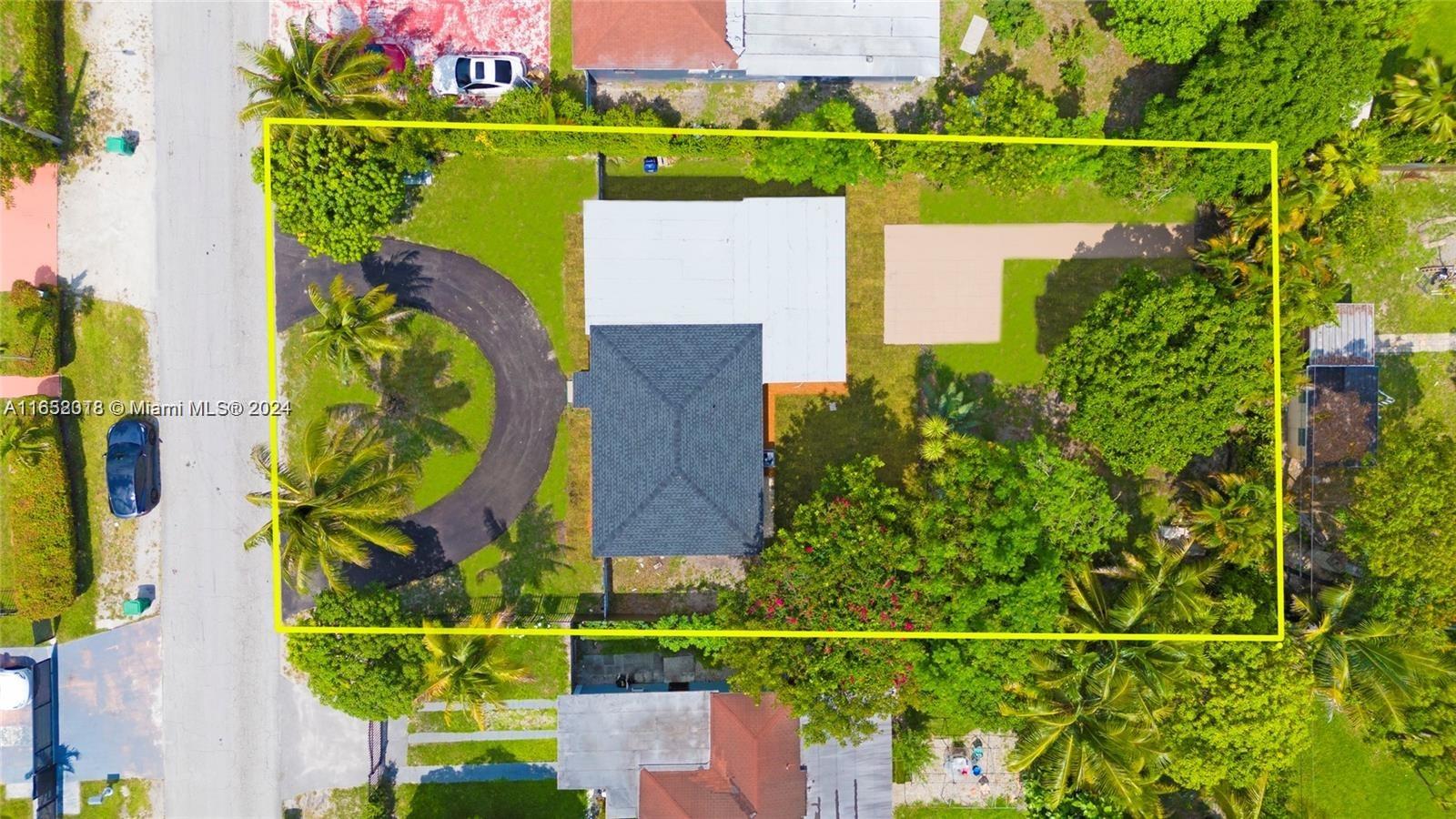 151 Northwest 146th Street Miami, FL 33168 - Photo 35 of 35 an aerial view of a house with a garden