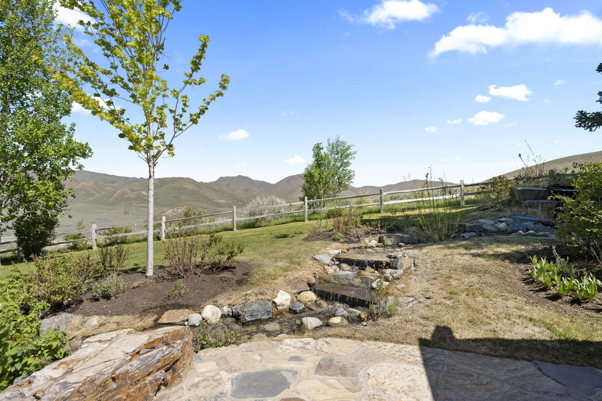 59 Croesus Crk Road Blaine County, ID 83333 - Photo 15 of 44 Main patio and views