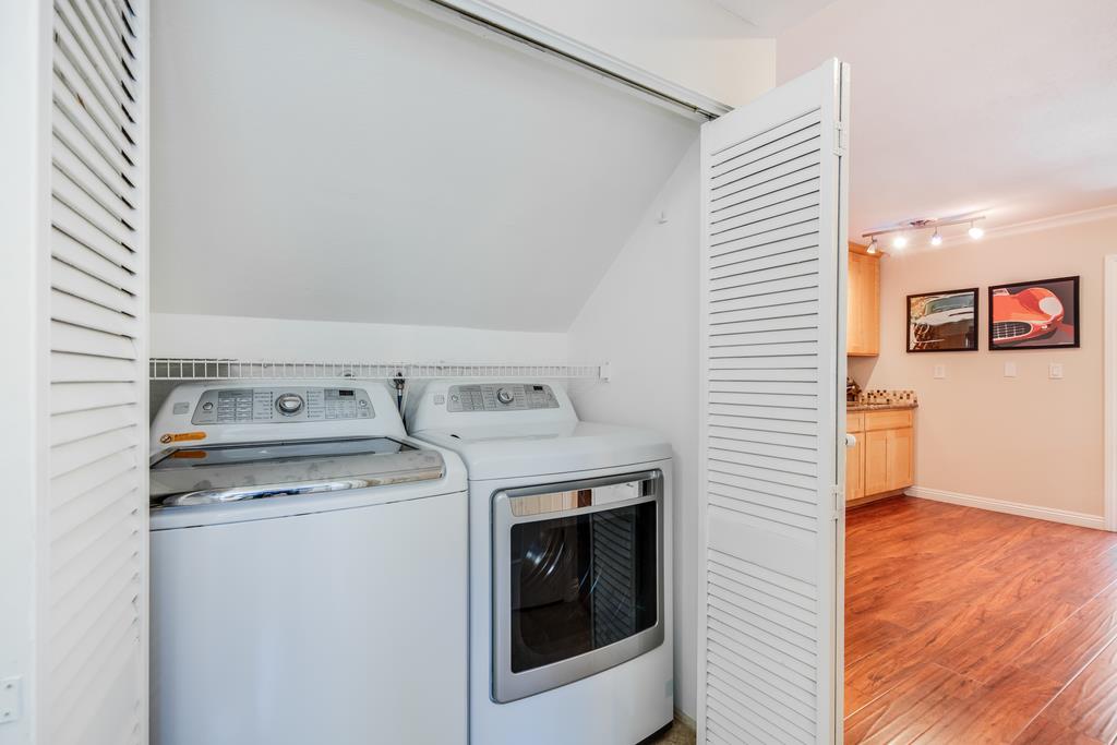 3129 Bilbo Drive San Jose, CA 95121 - Photo 27 of 34 a view of a kitchen with washer and dryer