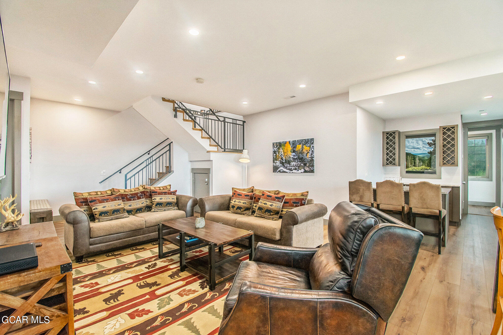 609 Lower Ranch View Drive Granby, CO 80446 - Photo 28 of 54 a living room with furniture and wooden floor