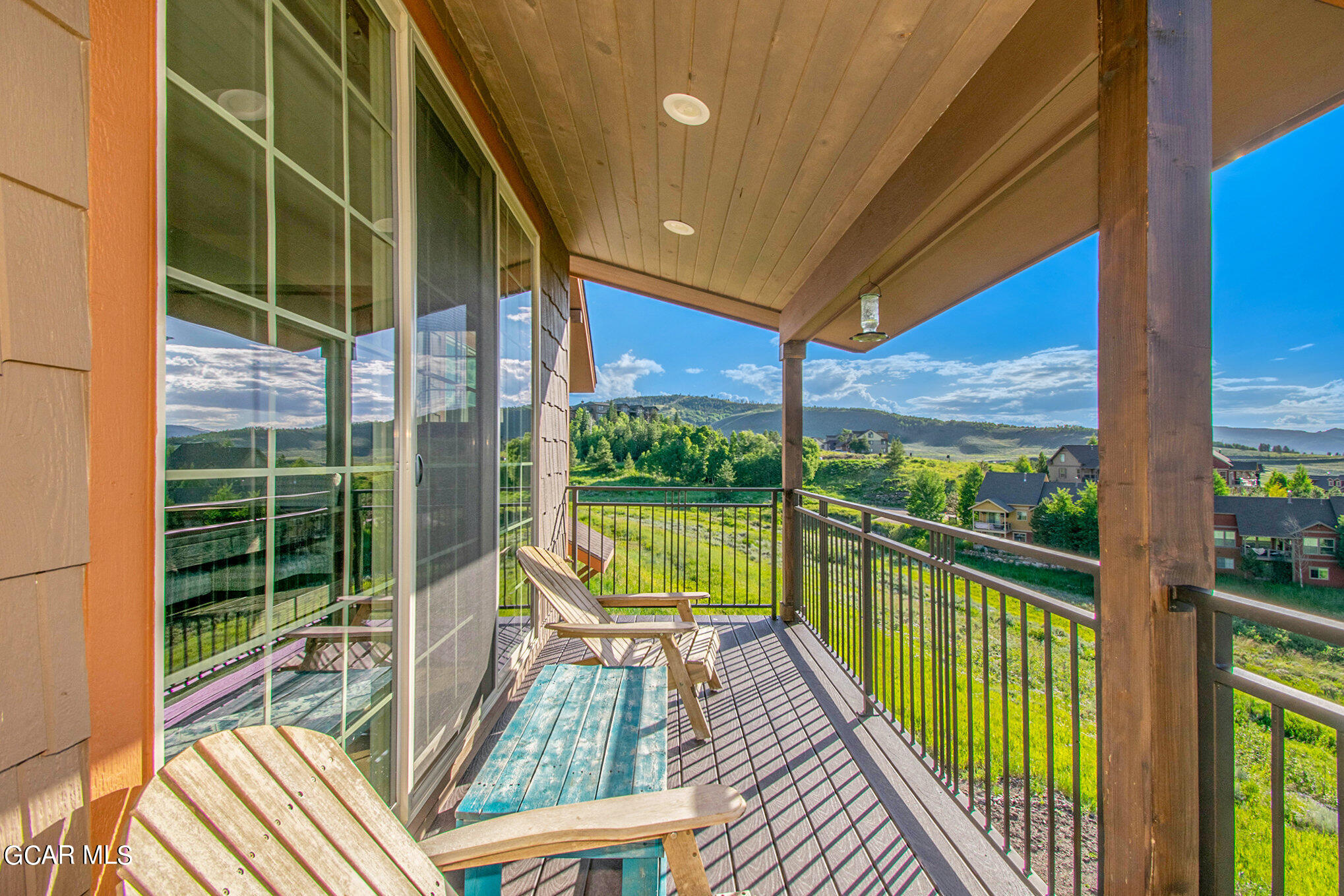 609 Lower Ranch View Drive Granby, CO 80446 - Photo 43 of 54 a view of balcony with couch