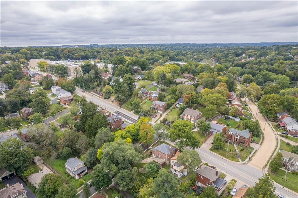 220 Cochran Road Mt. Lebanon, PA 15228 - Photo 11 of 35 an aerial view of a house with a yard