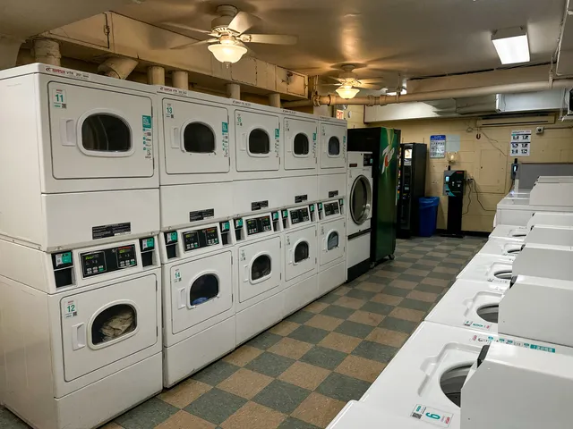 a front view of a building