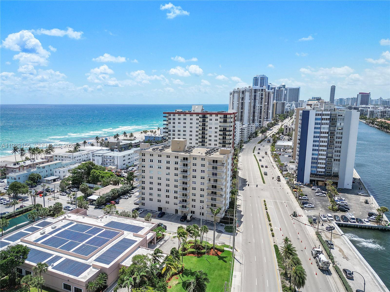 1401 South Ocean Drive, Unit 301 Hollywood, FL 33019 - Photo 4 of 48 a view of a city with tall buildings