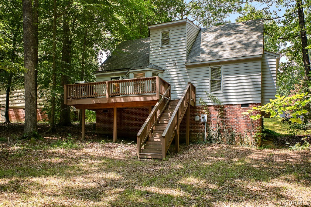 5022 Wilconna Road Chesterfield, VA 23832 - Photo 24 of 27 a view of a house with a backyard