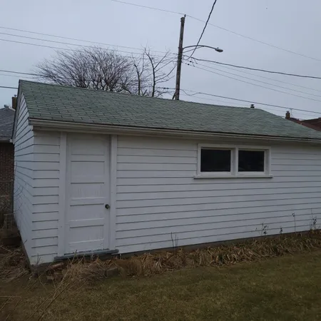 a backyard of a house