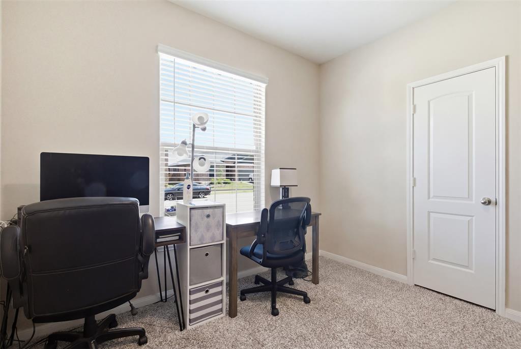 292 Wandering Stream Way Princeton, TX 75407 - Photo 20 of 40 Office featuring light carpet and baseboards