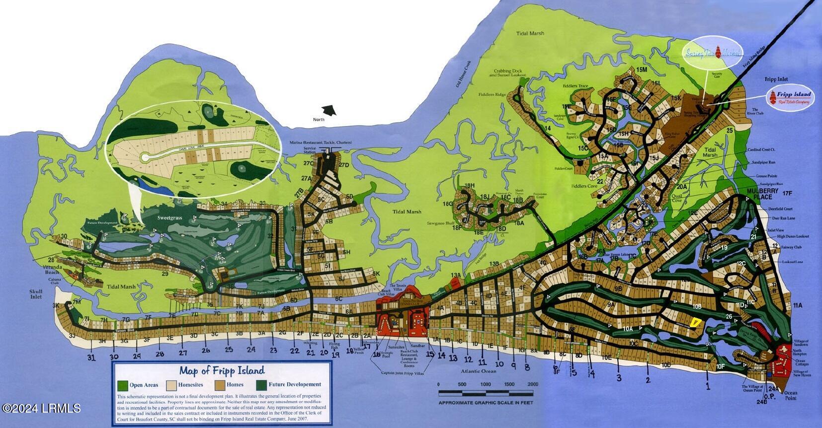 616 Dolphin Road Fripp Island, SC 29920 - Photo 10 of 14 map