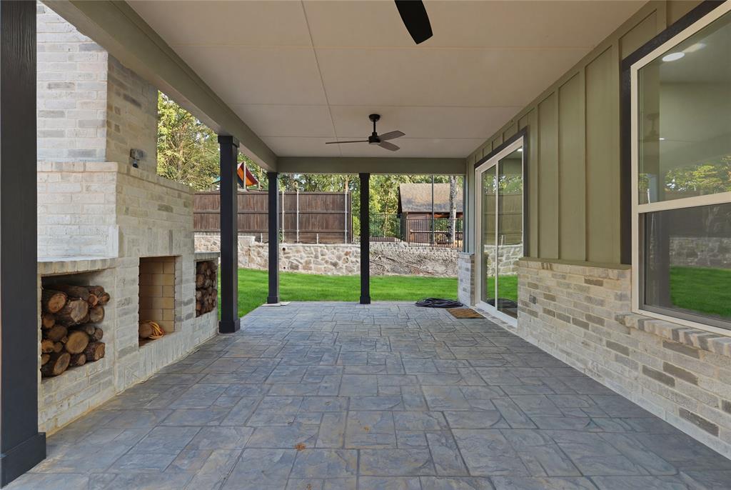 2150 Lakeview Mabank, TX 75156 - Photo 30 of 36 a view of a porch with furniture and floor to ceiling window