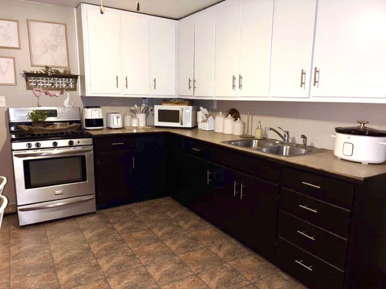 3330 Airport Road LaSalle, IL 61301 - Photo 5 of 15 a kitchen with stainless steel appliances granite countertop a stove a sink and a microwave