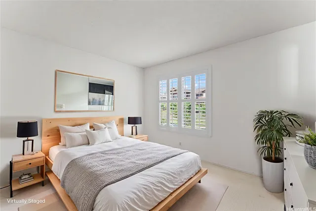 a view of room with hardwood