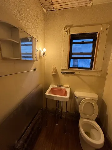 a bathroom with a sink and a toilet