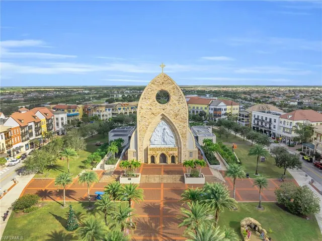 an aerial view of a city with lots of residential buildings