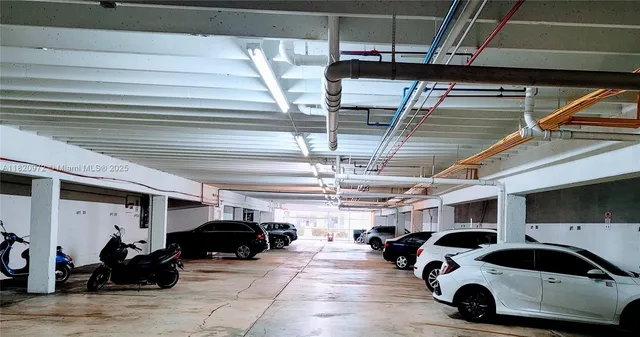 a car parked in front of a building